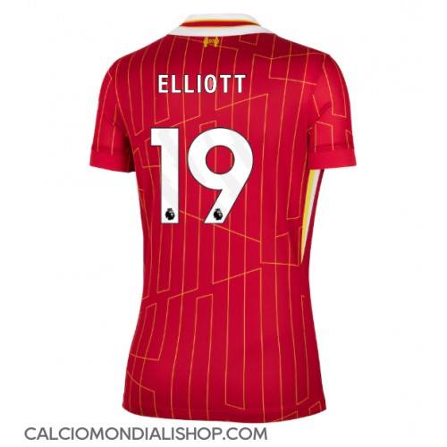 Maglie da calcio Liverpool Harvey Elliott #19 Prima Maglia Femminile 2024-25 Manica Corta